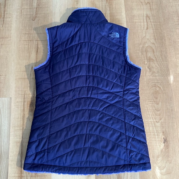 The North Face Mossbub Swirl Vest Women's S Reversible Quilted Puffer - Picture 2 of 14